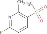 6-Fluoro-2-methyl-3-(methylsulfonyl)pyridine