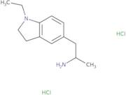 (2R)-1-(1-Ethyl-2,3-dihydro-1H-indol-5-yl)propan-2-amine dihydrochloride