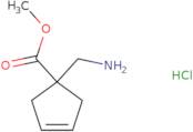 Methyl 1-(aminomethyl)cyclopent-3-ene-1-carboxylate hydrochloride