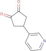 4-(Pyridin-3-yl)cyclopentane-1,2-dione