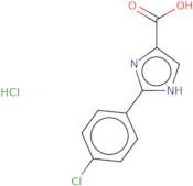 2-(4-Chlorophenyl)-1H-imidazole-4-carboxylic acid hydrochloride