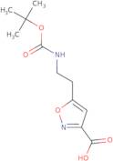 5-(2-{[(tert-Butoxy)carbonyl]amino}ethyl)-1,2-oxazole-3-carboxylic acid