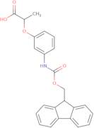 2-[3-({[(9H-Fluoren-9-yl)methoxy]carbonyl}amino)phenoxy]propanoic acid