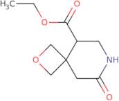 Ethyl 8-oxo-2-oxa-7-azaspiro[3.5]nonane-5-carboxylate