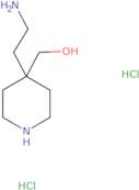 [4-(2-Aminoethyl)piperidin-4-yl]methanol dihydrochloride