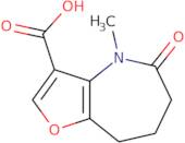 4-Methyl-5-oxo-4H,5H,6H,7H,8H-furo[3,2-b]azepine-3-carboxylic acid