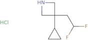 3-Cyclopropyl-3-(2,2-difluoroethyl)azetidine hydrochloride