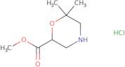 Methyl 6,6-dimethylmorpholine-2-carboxylate hydrochloride