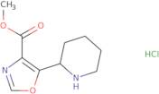 Methyl 5-(piperidin-2-yl)-1,3-oxazole-4-carboxylate hydrochloride