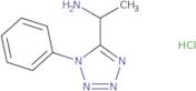 1-(1-Phenyl-1H-1,2,3,4-tetrazol-5-yl)ethan-1-amine hydrochloride