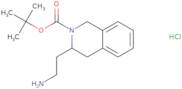 tert-Butyl 3-(2-aminoethyl)-1,2,3,4-tetrahydroisoquinoline-2-carboxylate hydrochloride