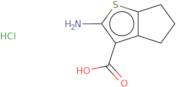 2-Amino-4H,5H,6H-cyclopenta[b]thiophene-3-carboxylic acid hydrochloride