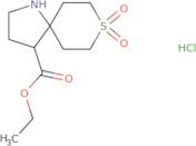 Ethyl 8,8-dioxo-8λ6-thia-1-azaspiro[4.5]decane-4-carboxylate hydrochloride