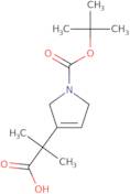 2-{1-[(tert-Butoxy)carbonyl]-2,5-dihydro-1H-pyrrol-3-yl}-2-methylpropanoic acid