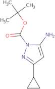 tert-Butyl 5-amino-3-cyclopropyl-1H-pyrazole-1-carboxylate