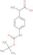 2-(4-{[(tert-Butoxy)carbonyl]amino}phenyl)propanoic acid