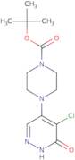 tert-Butyl 4-(5-chloro-6-oxo-1,6-dihydropyridazin-4-yl)piperazine-1-carboxylate