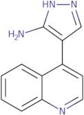 4-(4-Quinolinyl)-1H-pyrazol-3-amine