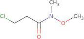 3-Chloro-N-methoxy-N-methylpropanamide