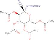 2,3,4,6-Tetra-O-acetyl-1-azido-1-deoxy-a-D-galactopyranosyl cyanide