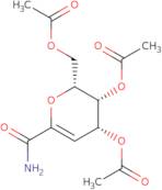 4,5,7-Tri-O-acetyl-2,6-anhydro-3-deoxy-D-lyxo-hept-2-enonamide