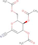 4,5,7-Tri-O-acetyl-2,6-anhydro-3-deoxy-D-lyxo-hept-2-enononitrile