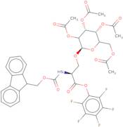 2,3,4,6-Tetra-O-acetyl-b-D-glucopyranosyl-N-Fmoc-L-serine pentafluorophenyl ester