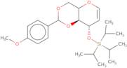 3-O-Triisopropylsilyl-4,6-O-p-methoxybenzylidene-D-glucal