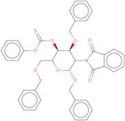 1,2,6-Tri-O-benzyl-2-deoxy-4-O-[phenoxy(thiocarbonyl)]-2-phthalimido-b-D-glucopyranoside