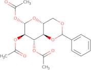 1,2,3-Tri-O-acetyl-4,6-O-benzylidene-b-D-glucopyranose