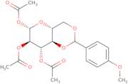 1,2,3-Tri-O-acetyl-4,6-O-(4-methoxybenzylidene)-b-D-glucopyranose