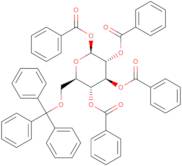 1,2,3,4-Tetra-O-benzoyl-6-O-trityl-b-D-glucopyranose