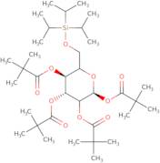 1,2,3,4-Tetra-O-pivaloyl-6-O-triisopropylsilyl-b-D-galactopyranose