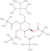 1,2,3,4-Tetra-O-pivaloyl-6-O-triisopropylsilyl-b-D-glucopyranose