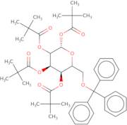 1,2,3,4-Tetra-O-pivaloyl-6-O-trityl-b-D-glucopyranose