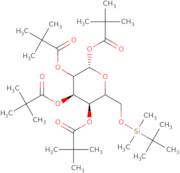 1,2,3,4-Tetra-O-pivaloyl-6-O-(tert-butyldimethylsilyl)-b-D-glucopyranose