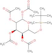 1,2,3,4-Tetra-O-acetyl-6-O-(tert-butyldimethylsilyl)-b-D-glucopyranose