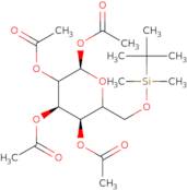 1,2,3,4-Tetra-O-acetyl-6-O-(tert-butyldimethylsilyl)-a-D-mannopyranose