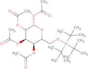 1,2,3,4-Tetra-O-acetyl-6-O-triisopropylsilyl-b-D-glucopyranose