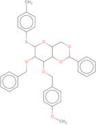 4-Toluoyl 2-O-benzyl-4,6-O-benzylidene-3-O-p-methoxybenzyl-a-D-thiomannopyranoside