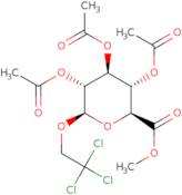 Trichloroethyl 2,3,4-tri-O-acetyl-b-D-glucopyranosiduronic acid methyl ester