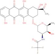 N-(Trifluoroacetyl)-1-desmethyl daunorubicin