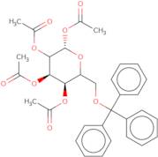 6-O-Trityl-1,2,3,4-Tetra-O-acetyl-D-mannopyranose