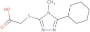 (5-Cyclohexyl-4-methyl-4H-[1,2,4]triazol-3-yl-sulfanyl)acetic acid