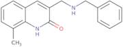 3-(Benzylamino-methyl)-8-methyl-1H-quinolin-2-one