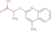 2-[(4-Methyl-2-quinolinyl)thio]propanoic acid