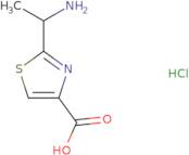 2-(1-Aminoethyl)-1,3-thiazole-4-carboxylic acid hydrochloride