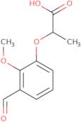 2-(3-Formyl-2-methoxyphenoxy)propanoic acid