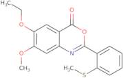 6-Ethoxy-7-methoxy-2-[2-(methylsulfanyl)phenyl]-4H-3,1-benzoxazin-4-one