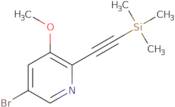 5-Bromo-3-methoxy-2-((trimethylsilyl)ethynyl)-pyridine